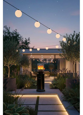 Уличный газовый обогреватель 13 кВт с эффектом пламени (Польша) Gordon (370620224)