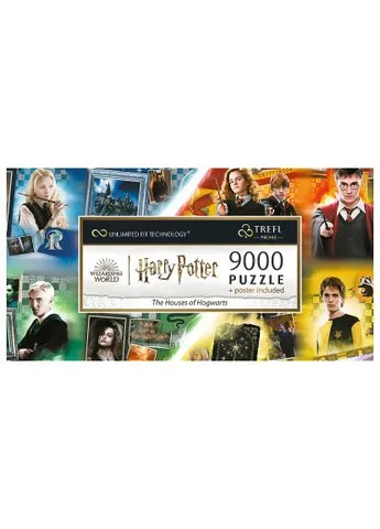 Пазл Trefl UFT Harry Potter Будинки Хогвартса 9000 елементів (401729604)