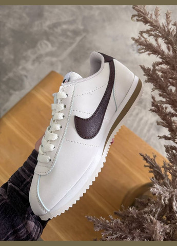 Кросівки жіночі Nike Cortez Beige Brown | Найк Кортез бежеві No Brand бежеві демісезони (347223366)