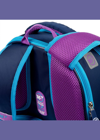 Шкільний рюкзак, каркасний, два відділення, бічні кишені, розмір: 35*28*15 см, синій Origami Doves Yes (266911799)