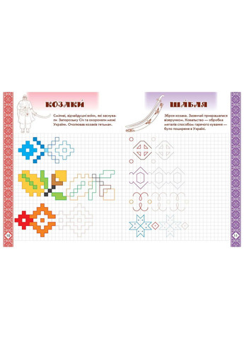 Развивающие прописи в клетку. 1 клас. Серия Живописная Украина No Brand (359373271)