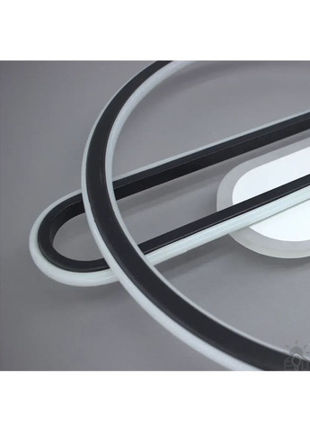 Керована світлодіодна люстра MENSOLA 65W R-SMART-530×450×60-WHITE/BLACK-220-IP20 ESLLSE (365650669)