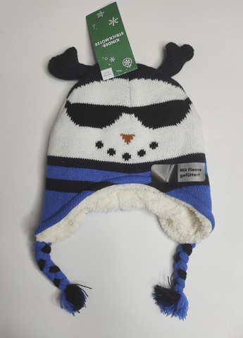 Шапка теплая вязаная для мальчика новогодняя Lupilu (307054092)