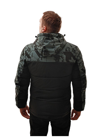 Черная куртка зимняя мужская BIHOR