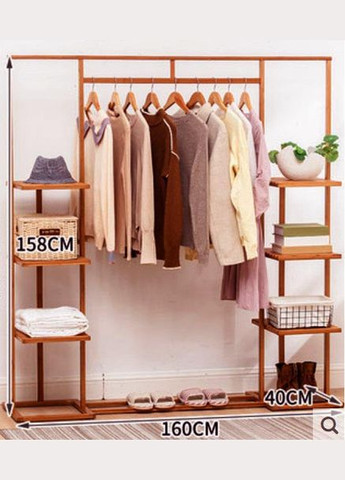 Стійка вішалка для одягу з дерева Каварна 160 савоярді (СВГ-161015) No Brand (328082543)