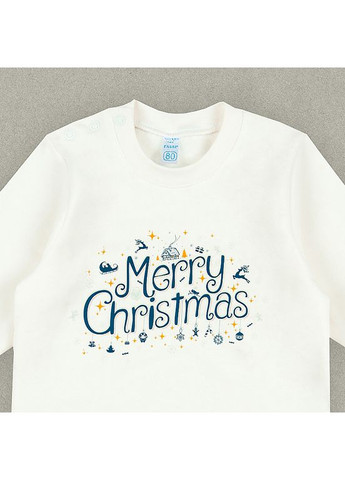 Молочная зимняя детская новогодняя пижама универсальная pgu-25-42 GABBI