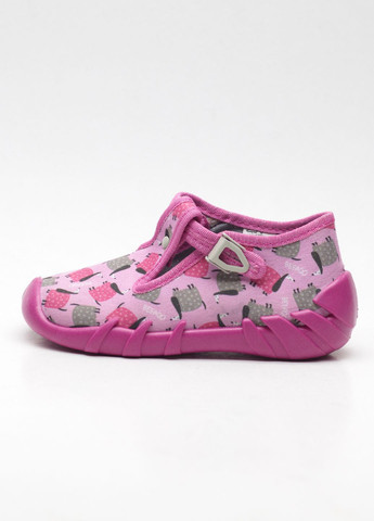 Капці дитячі текстильні рожеві для дівчаток Befado 110P508N (341278555)