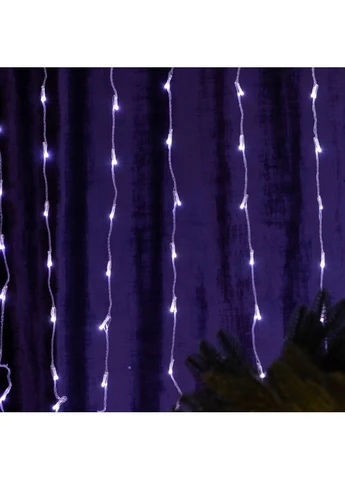 Гірлянда світлодіодна водопад 3х3 м 270 LED біла 10 ліній 8 режимів Garlando (397066248)