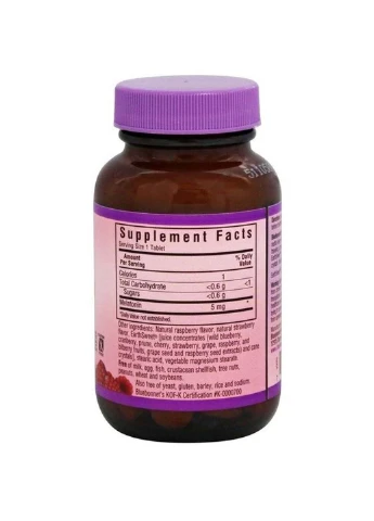 Мелатонин для сна EarthSweet Chewables, Melatonin 5 mg 60 Chewable Tabs Natural Raspberry Flavor Bluebonnet Nutrition (301769422)