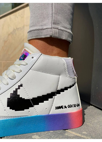 КРОССОВКИ ЖЕНСКИЕ NIKE BLAZER HAVE A GOOD GAME НАЙК БЛЕЙЗЕР No Brand белые демисезоны (368867363)