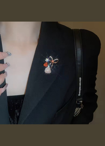 Брошка "Два серця" China (345751377)