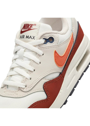 Кросівки жіночі Air Max 1 Gs Beige/Bordo DZ3307-110 Nike бежеві (364837535)