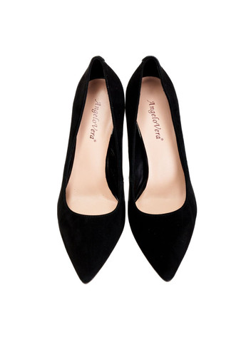 ANGELOVERA Туфли 01225 Черные черный з натуральная замша, турция — (371595683)