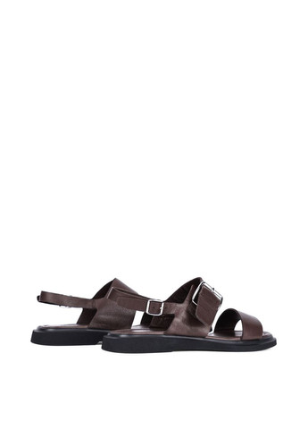 Коричневые женские сандалии 581305 коричневый кожа Attizzare