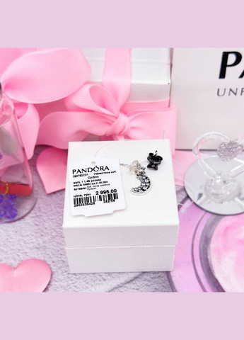 Срібні сережки Півмісяць і зірка No Brand (330768966)