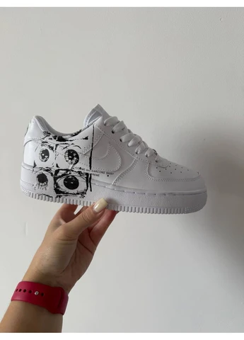 Цветные летние кроссовки nike air force 1 low x supreme x comme des garçons найк аир форс 1 No Brand