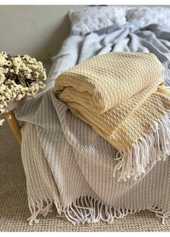 Плед Latvia хлопковый с бахромой Lanavitta (361852555)