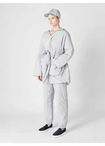Світло-сіра демісезонна куртка 7704284 5p1509 Emporio Armani