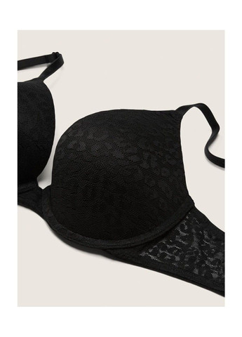 Чорний бюстгальтер pink wear everywhere push-up lace bra Victoria's Secret