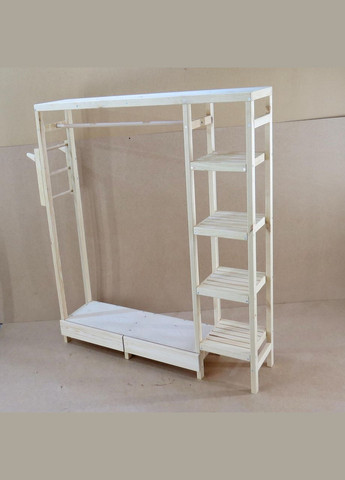 Стійка вішалка для одягу з дерева Ямбол бланже (СВГ-001101) No Brand (328076804)