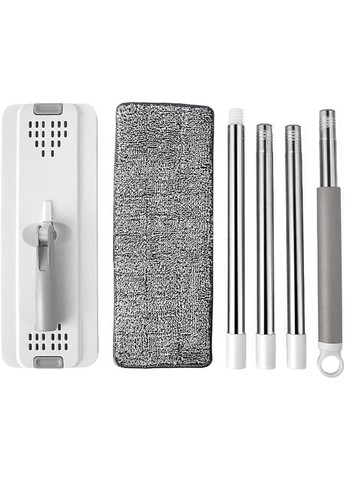 Комплект швабра з відром Clean Pro Mop із системою авто-віджиму для швидкого прибирання CM-1209 White Stenson (350349058)