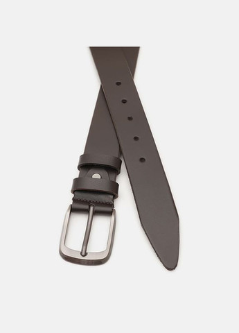 Чоловічий ремінь шкіряний V1115FX03 Коричневий Borsa Leather (302972020)