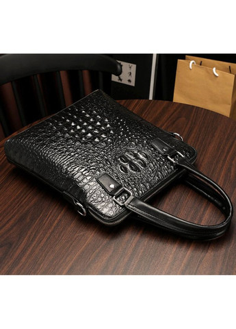 Жіноча сумка портфель для документів чорна з натуральної шкіри ProDobro (363221953)