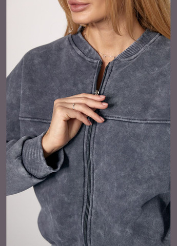 Утеплений спортивний костюм з бомбером та штанами в техніці тай-дай Liton (296909117)