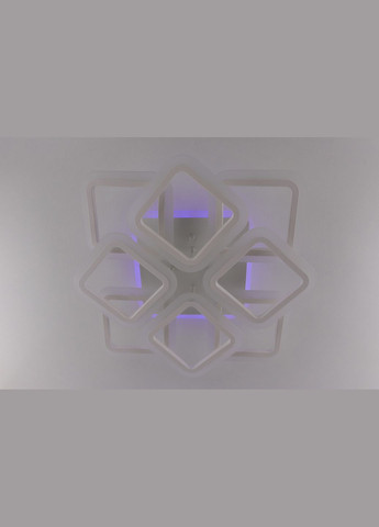 Люстра светодиодная потолочная LED светильник для квартиры на потолок лэд с пультом 25611 Белый 11х50х50 см. Sunnysky (364754656)