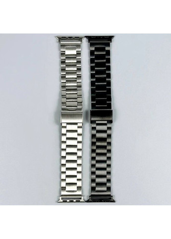 Ремінець браслет Stainless Metal 22 мм для Apple Watch 44 / 45 / 46 / 49 mm Smart RS0501 ремішок металевий сталь No Brand (363976299)