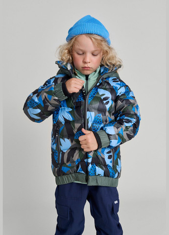 Зелена демісезонна пуховик двосторонній Reima FINNOO