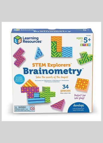 Развивающий набор STEM «Математический тетрис» (Explorers Brainometry) Mental blox ментал Learning Resources (338426058)