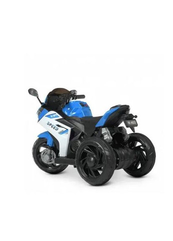 Детский электромотоцикл 2 двигателя 25W трехколесный сине-белый (M4622-4) MFC (364114448)