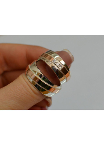 Пара обручок зі срібла Silver Style (367113125)