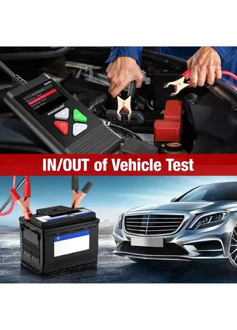 Тестер аккумулятора KINGBOLEN BM560, 6/12V, LCD-экран AGM (388222831)