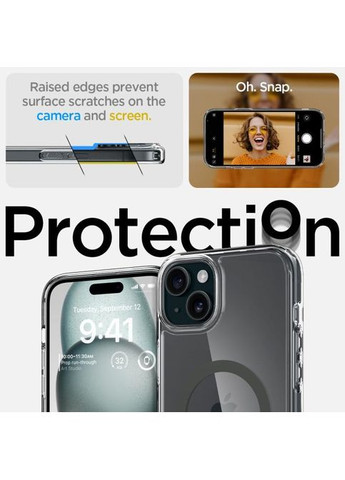 Чехол для мобильного телефона (ACS06804) Spigen Apple iPhone 15 Ultra Hybrid MagFit Graphite (326596171)