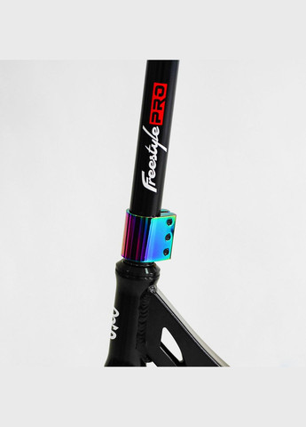 Самокат трюковий "Freestyle Pro" HIC-система, пеги, алюмінієвий диск та дека, колеса PU. Black (115640) Best Scooter (340911585)