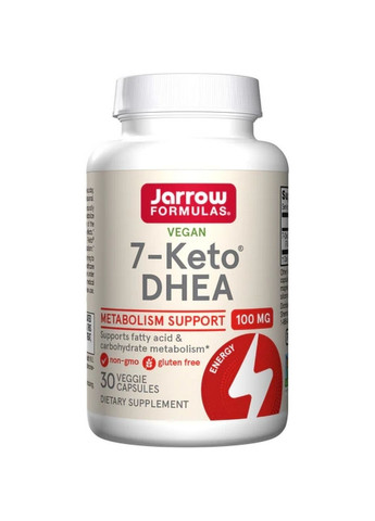 Стимулятор тестостерона 7-KETO DHEA, 30 вегакапсул Jarrow Formulas (293421651)
