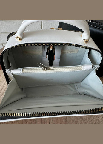 Стильная женская мини сумочка через плечо Marc, каркасная сумка черная белая Jacobs (362412086)