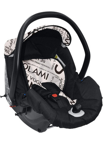 Коляска 3 в 1 DINAMICO UP SMART, черная рама, цвет чернобежевый с буквами (897T/V90/990/844K) CAM (307836222)