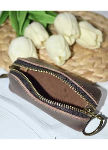 Гаманець ключниця унісекс матеріал шкіра на блискавці No Brand (366216941)