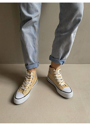КЕДИ ЖІНОЧІ CONVERSE CHACK TAYLOR BEIGE КОНВЕРС No Brand бежеві демісезони (369390097)