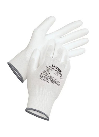Защитные перчатки unipur 6630 (XL/10) с полиуретановым покрытием (41014) Uvex (295032868)