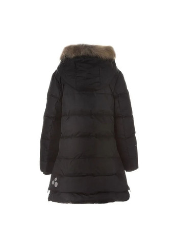 Черная пальто-пуховик parish, р.128, черный () Huppa 12470055-00009-128