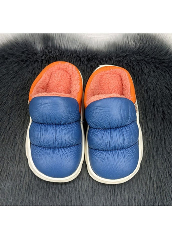 Синие тапочки детские теплые Fashion
