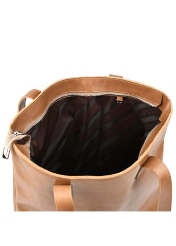 Сумка шоппер женская кожаный на плечо для документов А4 Карамельный 40685 LIMARY (361970290)