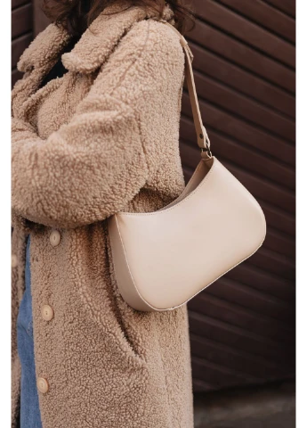 Жіноча сумка багет Starbags 019 бежева No Brand (382836469)