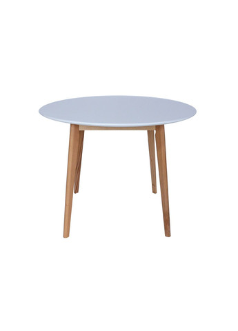 Стіл обідній AMADEO I 100*100*75 бук/білий Intarsio (372178936)