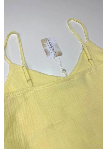 Жіноча муслінова нічна сорочка на бретелях (mia2741) MiaNaGreen (393040564)