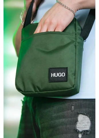 Барсетка Hugo Boss 1000d зелена # - (395670973)